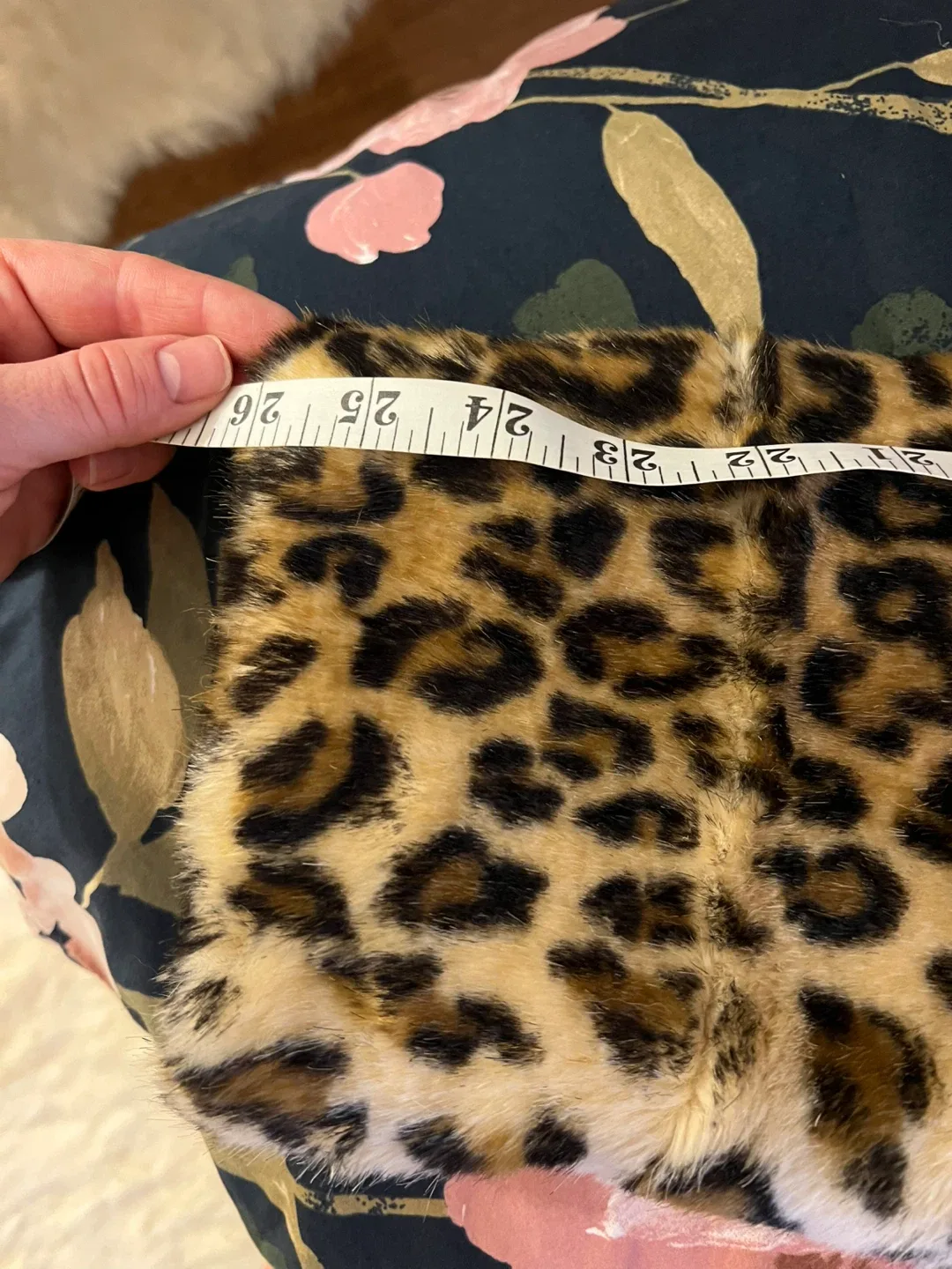 Calvin Klein Faux Fur Leopard Print Coat XL image indicator(9)