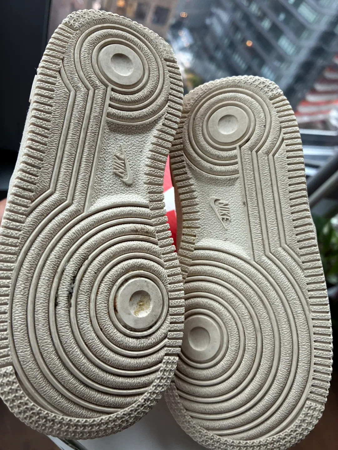 KiDS Nike x Stussy Air Force 1 Textured, Fossil Stone color way image indicator(6)