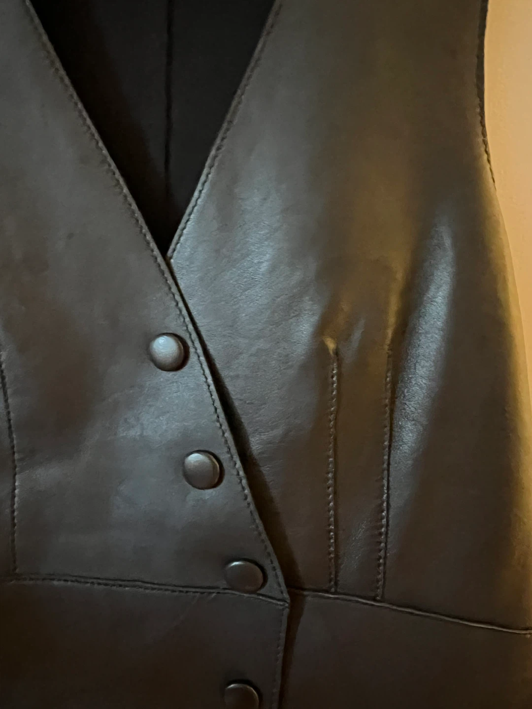 MNG Black Genuine Leather Dress - Size XS - photo 5