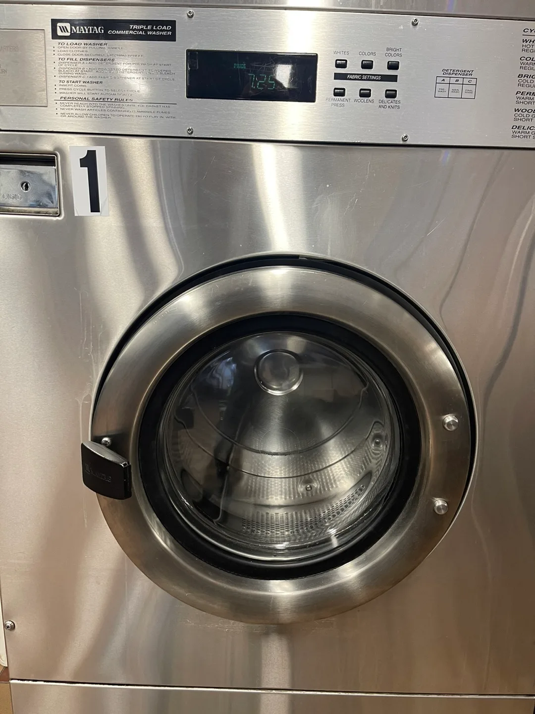 COMMERCIAL LAUNDRY EQUIPMENT image indicator(5)