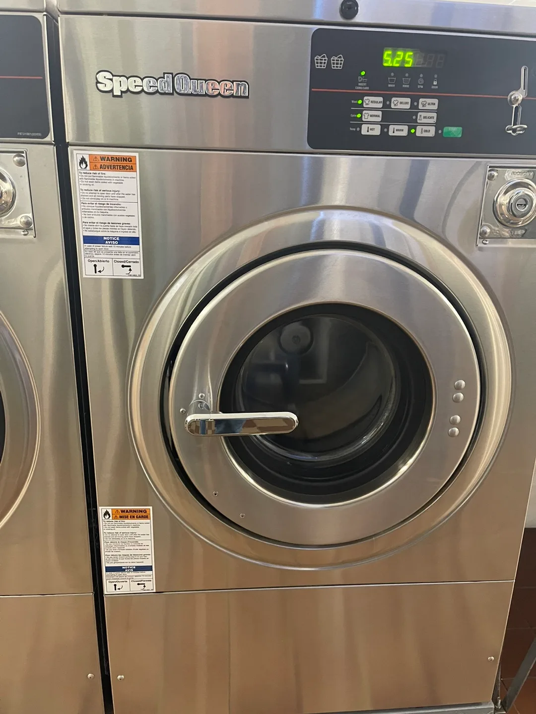 COMMERCIAL LAUNDRY EQUIPMENT image indicator(7)