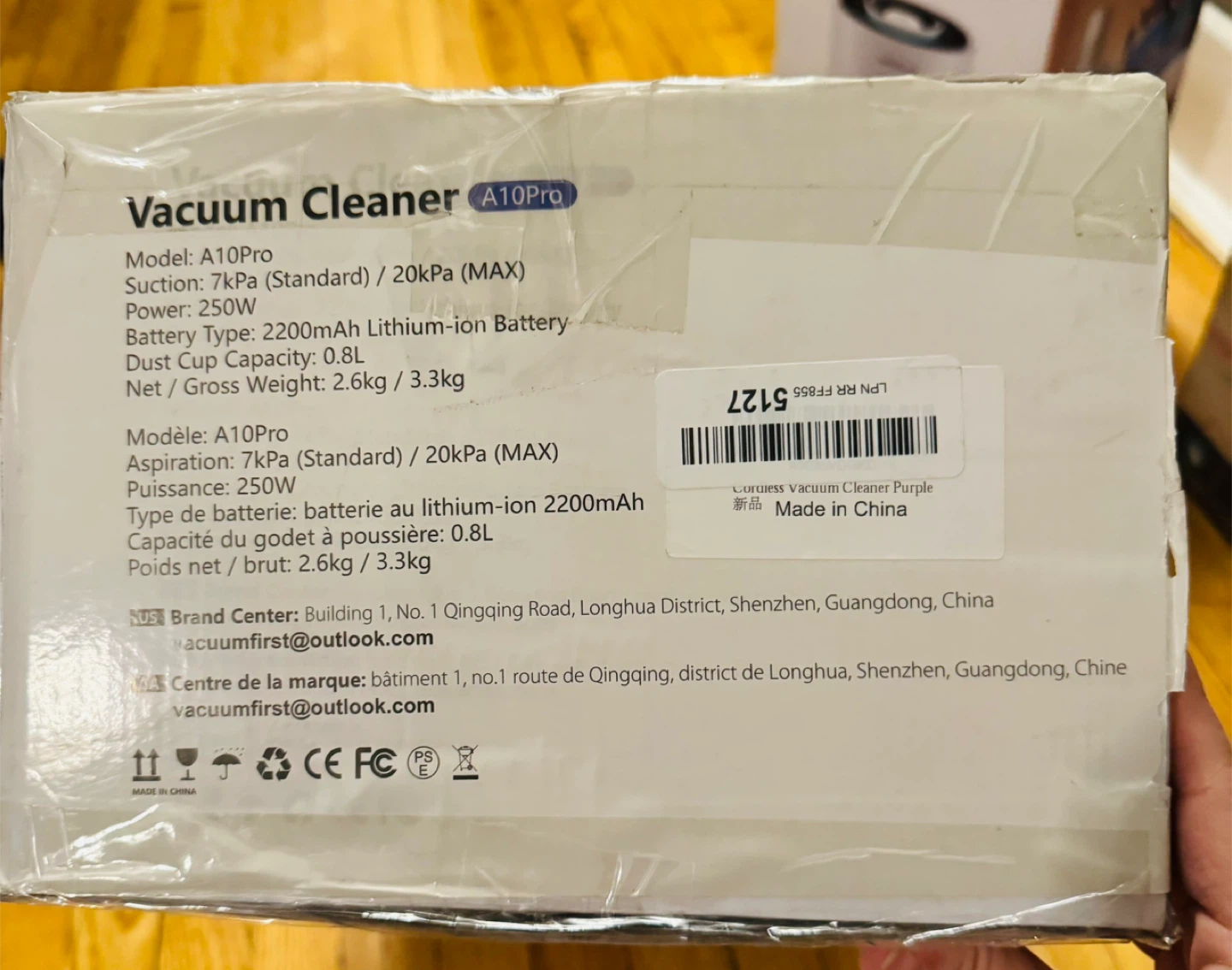 Zoker A10Pro Vacuum Cleaner -  New! - photo 3