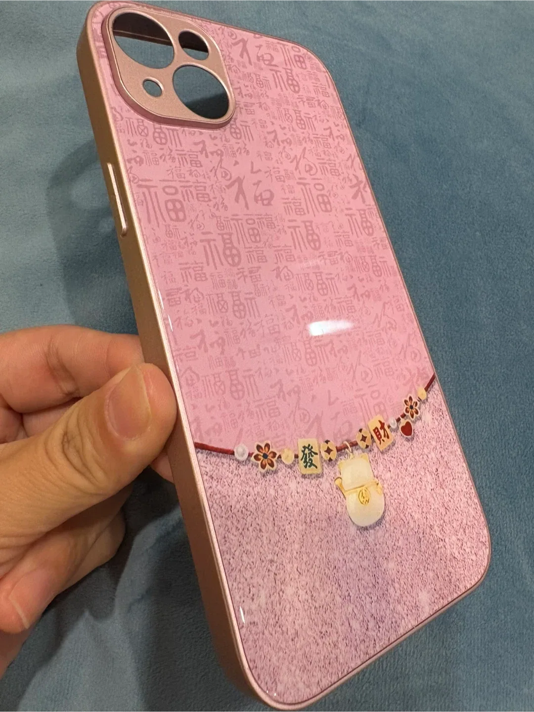 Pink charming iPhone 14 Plus Case image indicator(2)