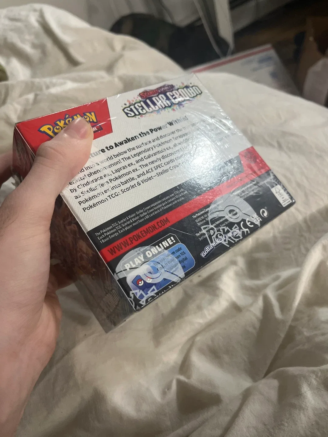 New Sealed Pokemon TCG Stellar Crown Booster Box image indicator(3)