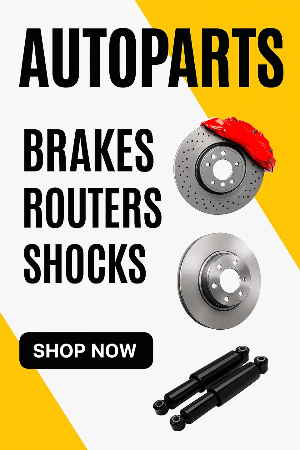 Auto Parts – Brakes, Rotors, Shocks (New & High Quality