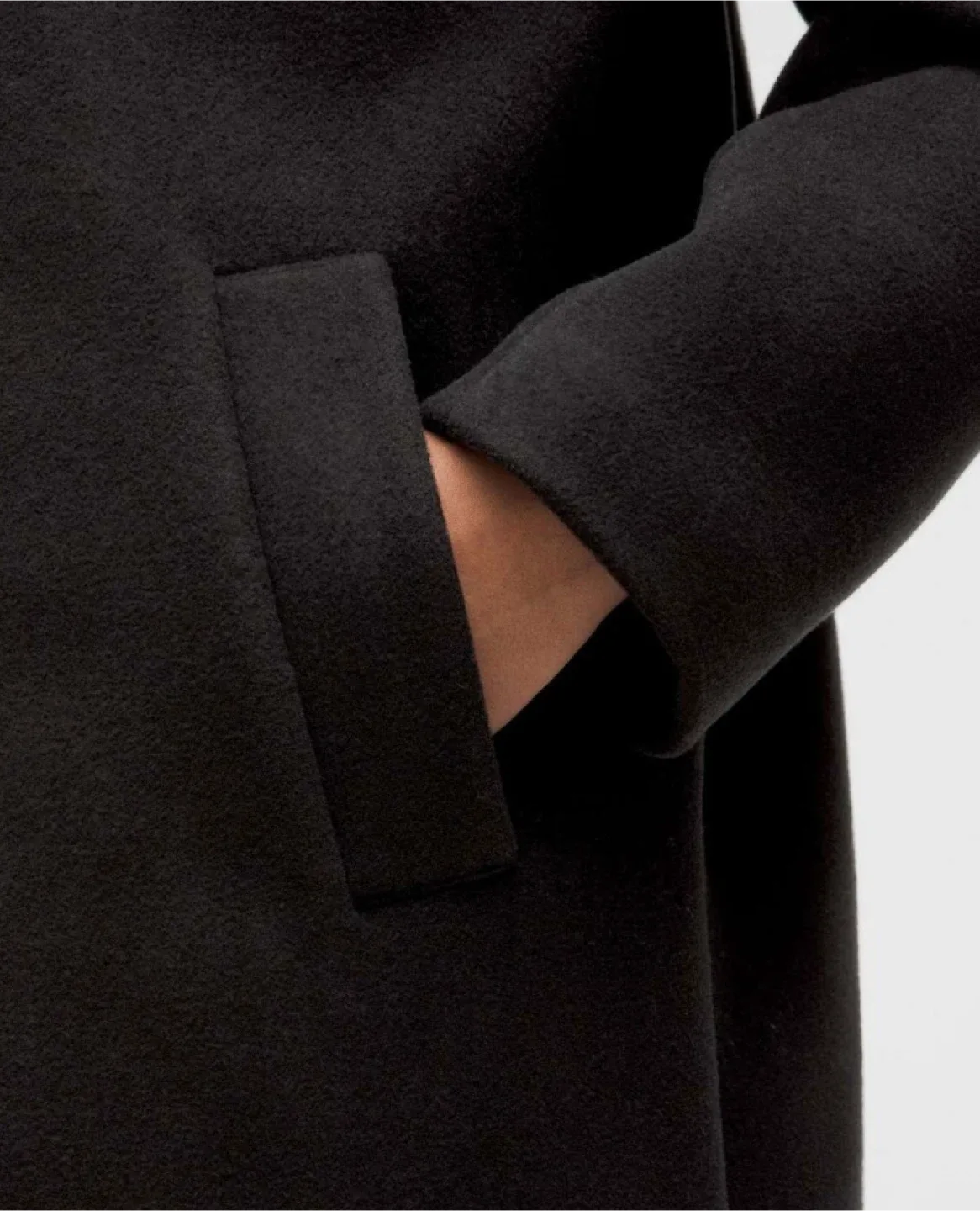 NEW Lululemon Relaxed-Fit Zip-Front Wool Coat image indicator(4)