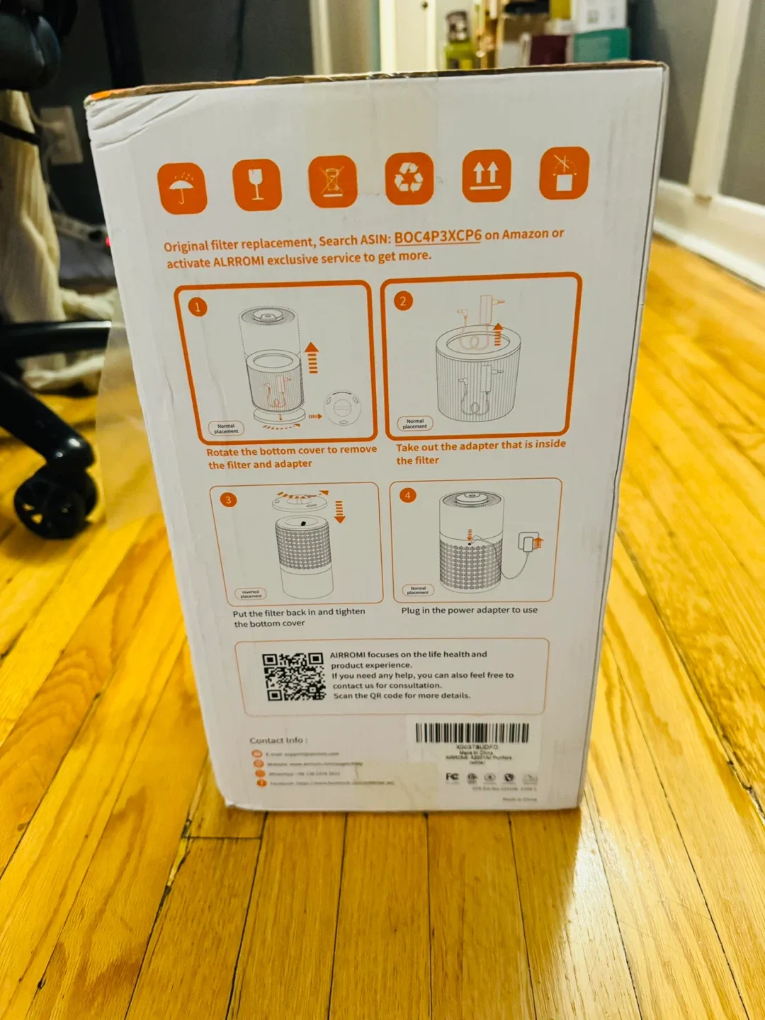 AirroMI HEPA Air Purifier Model A2001 - New in Box! image indicator(3)