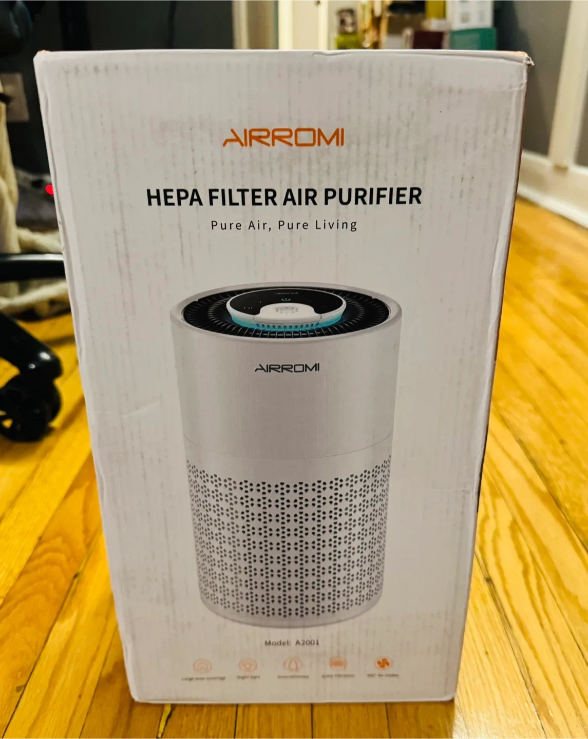 AirroMI HEPA Air Purifier Model A2001 - New in Box!