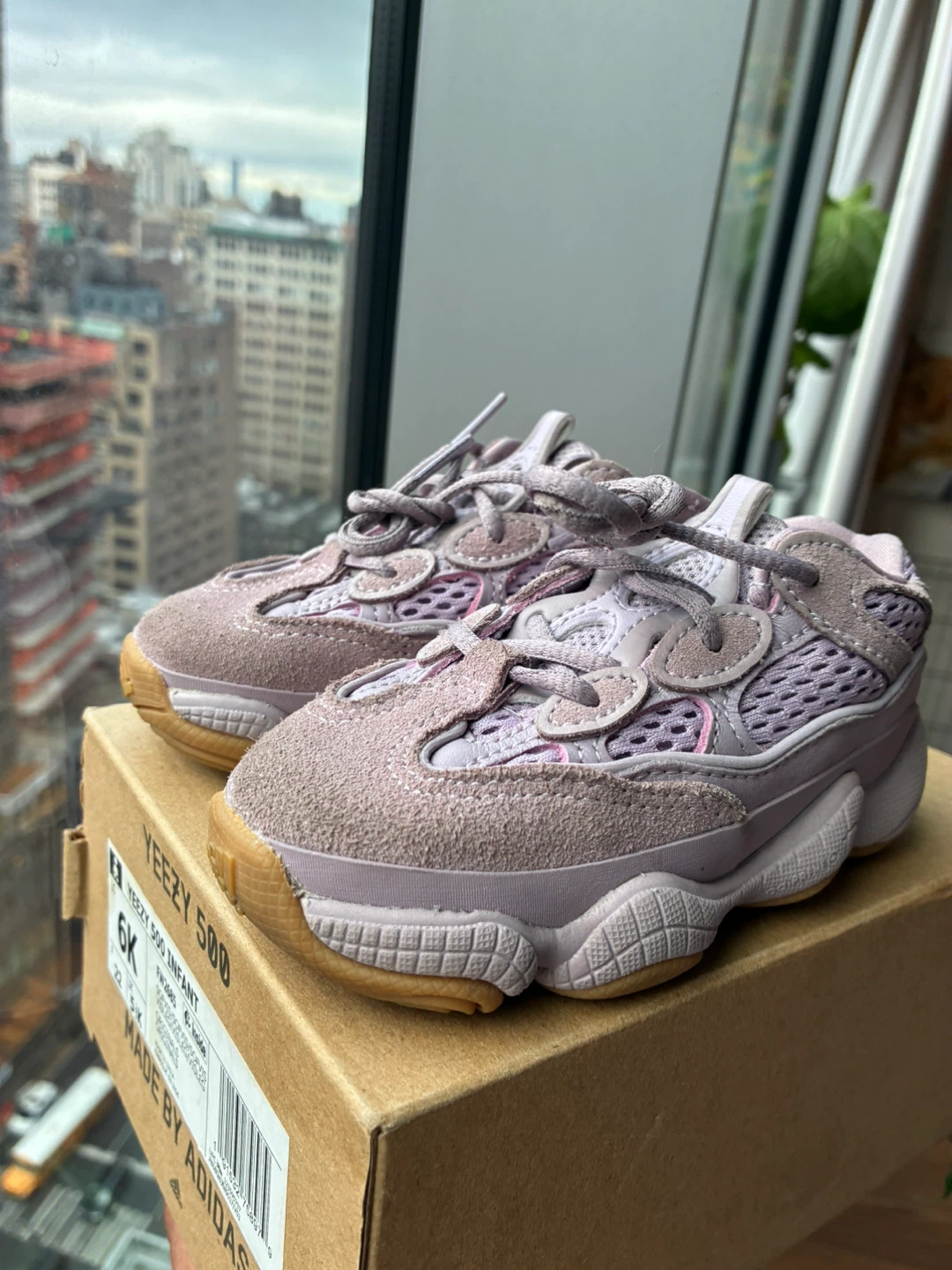Adidas Yeezy 500 Infant 6K kids Toddler lavender purple lilac - photo 2