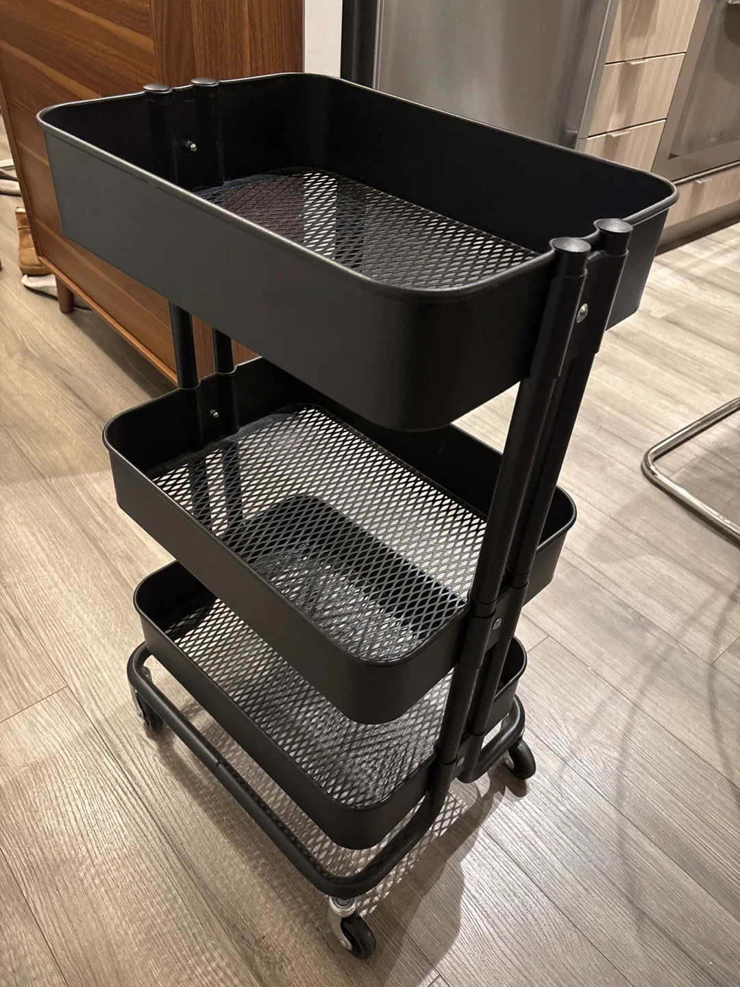 IKEA RÅSKOG Utility Cart - Black