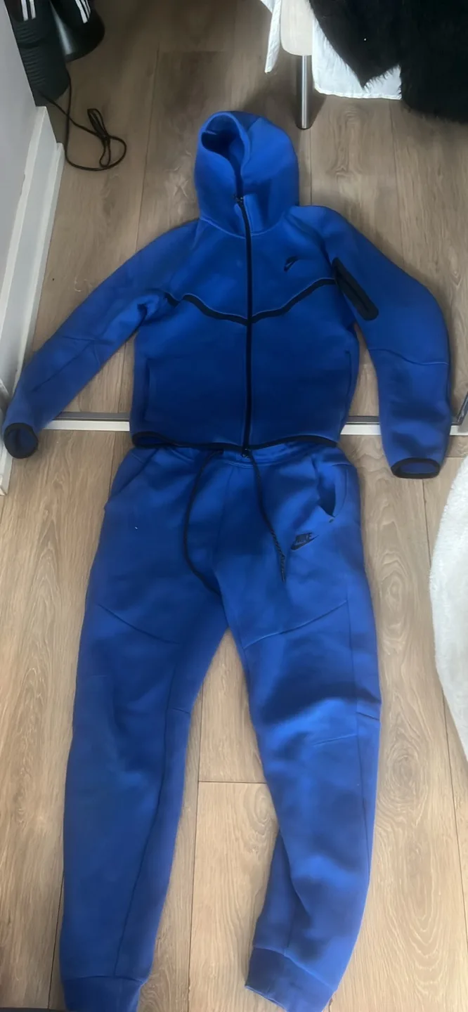 Nike Tech Fleece Blue Tracksuit