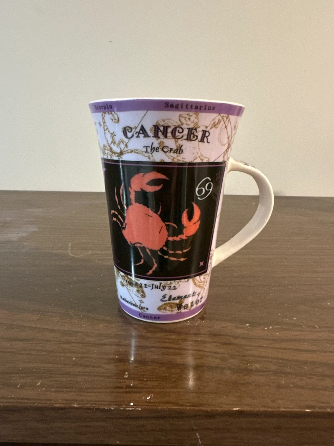 Dunoon Cancer Zodiac Fine Bone China