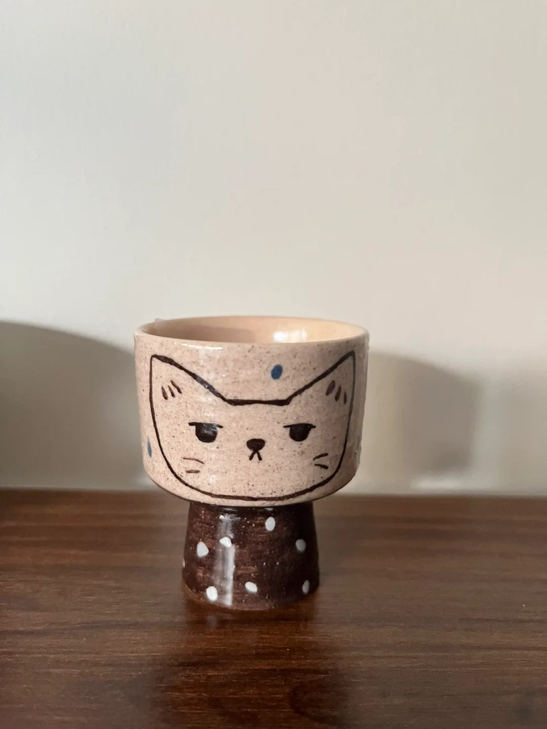 Mini Hand painted ceramic cup