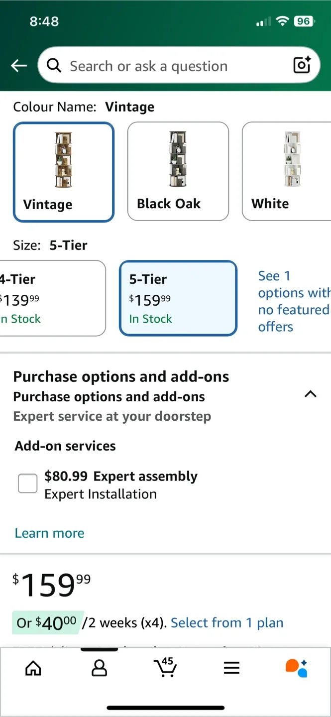 Giantex Rustic Brown Computer Desk - 43" Wooden Home Office Desk image indicator(6)