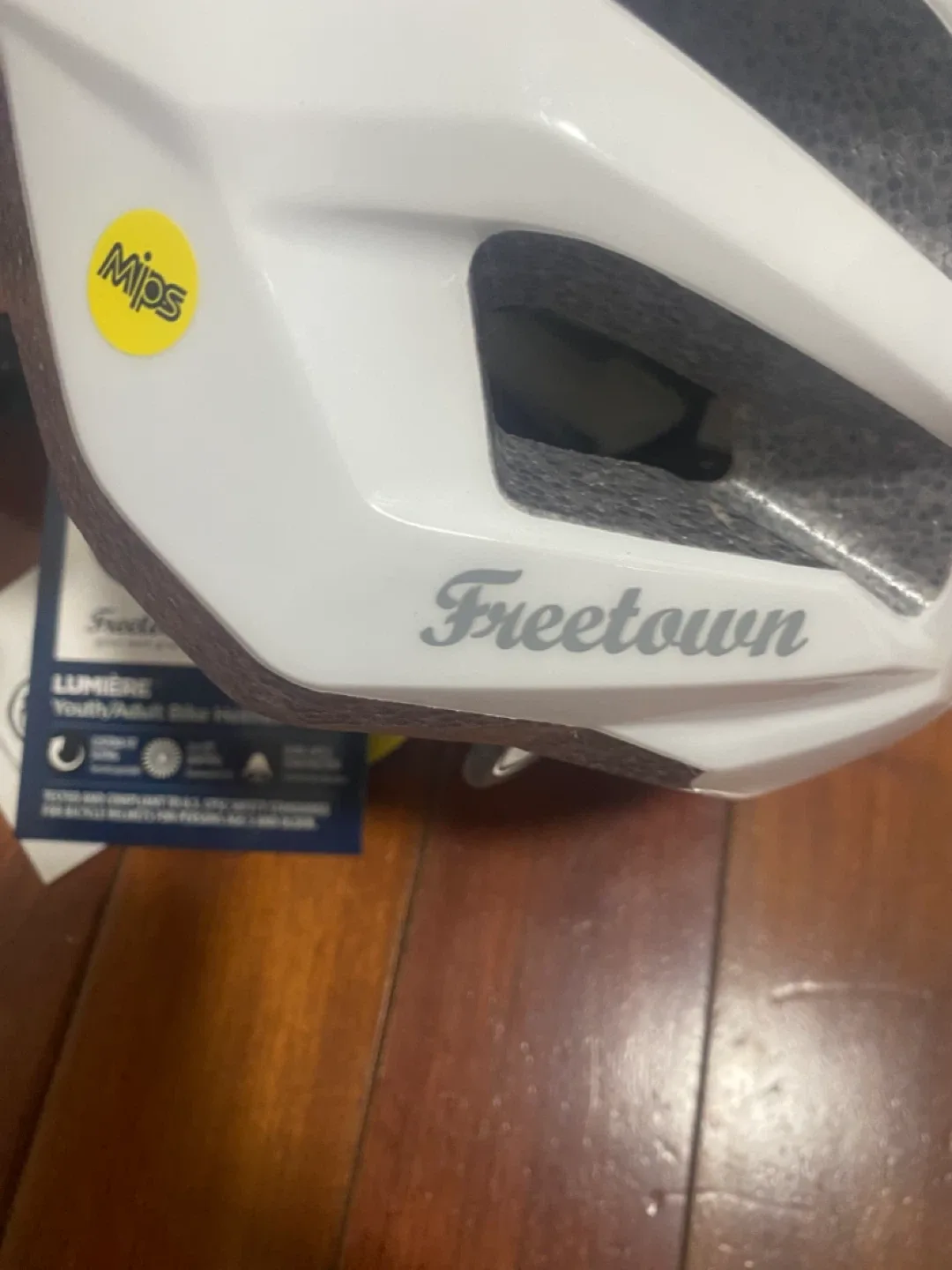 Freetown Lumiere Youth/Adult Bike Helmet - White image indicator(2)