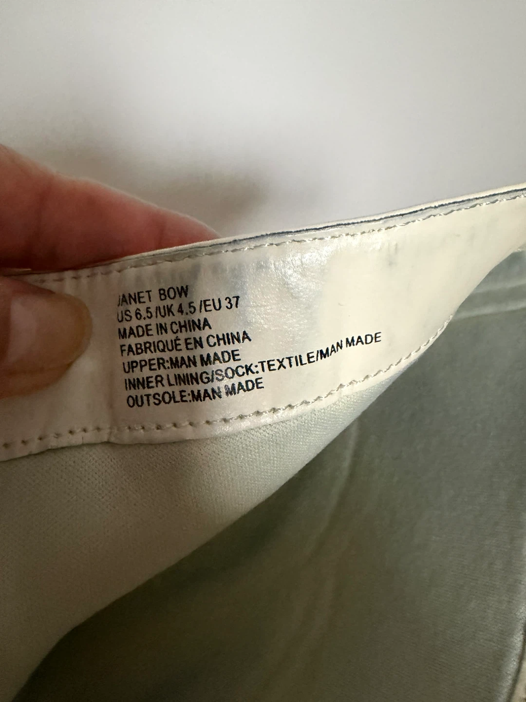 Janet Bow Cream Boots - Size 6.5 - photo 3