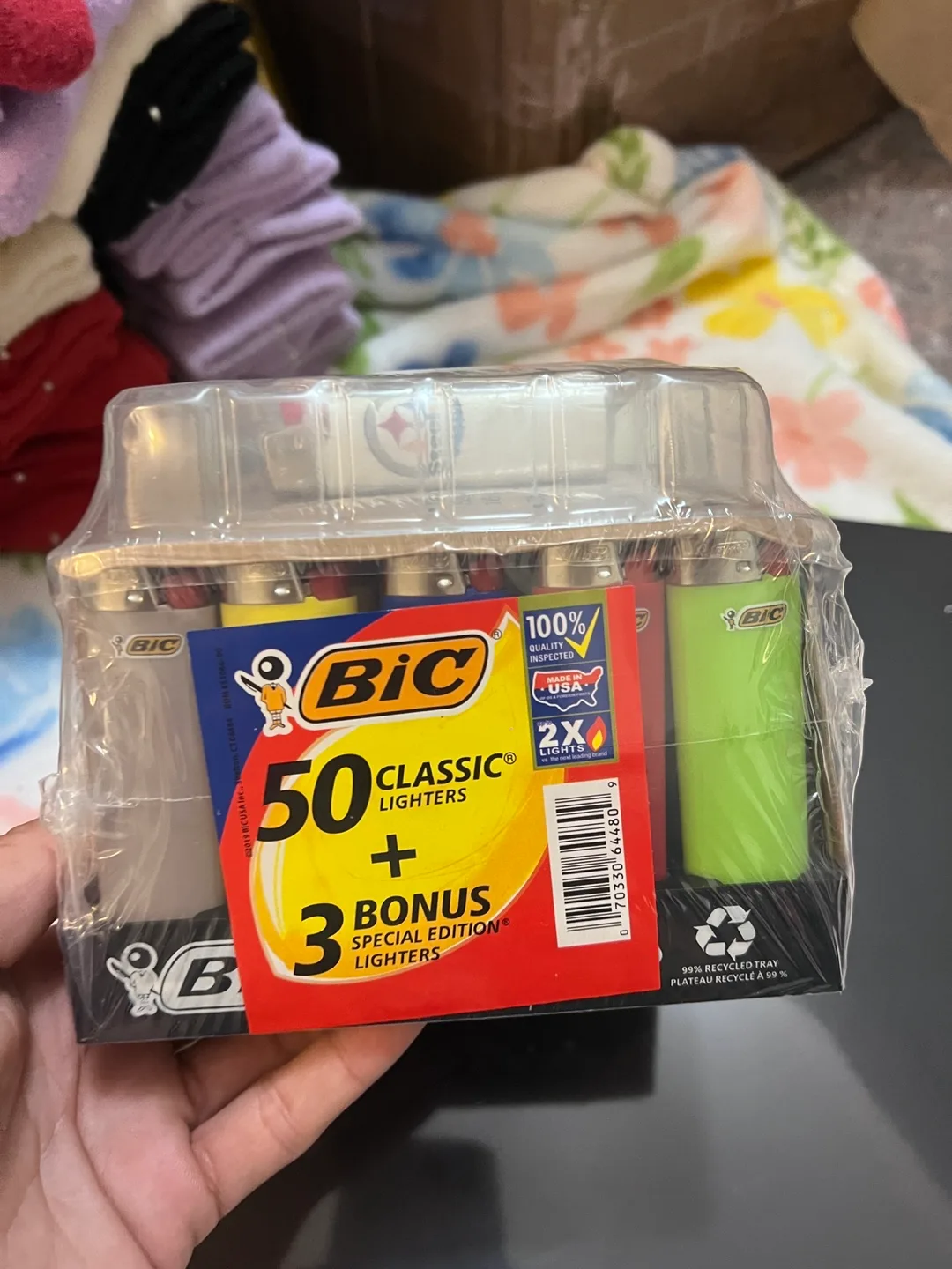 New BIC Classic Lighters 50+3 Bonus image indicator(3)