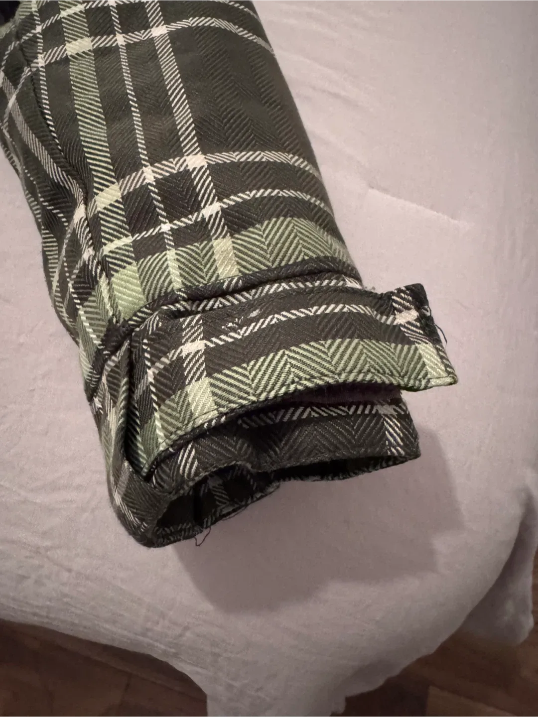 Powder Room X5 Green Plaid Jacket - Size S image indicator(5)