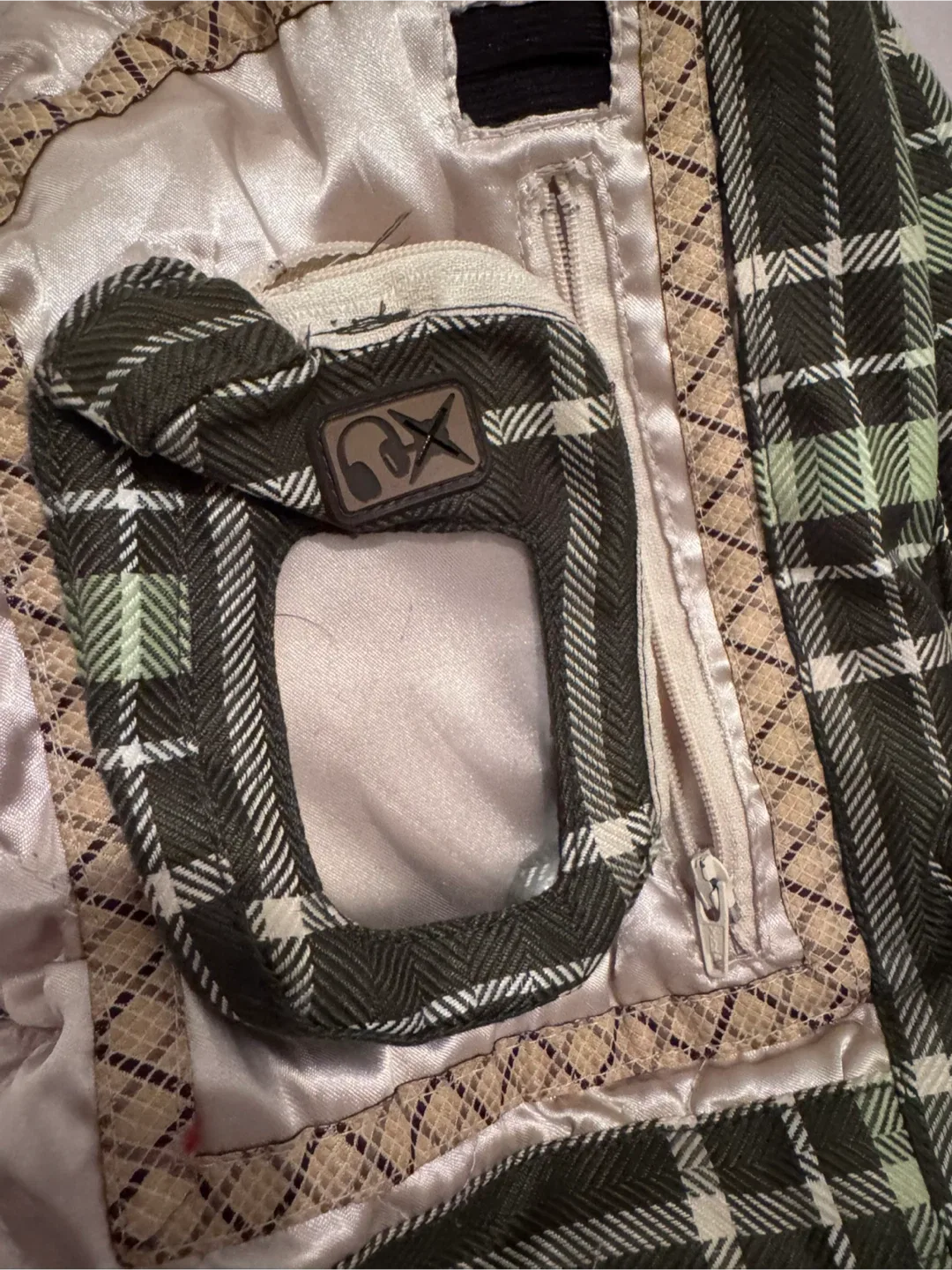 Powder Room X5 Green Plaid Jacket - Size S image indicator(6)