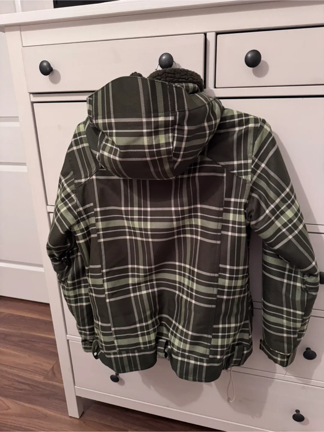 Powder Room X5 Green Plaid Jacket - Size S image indicator(9)