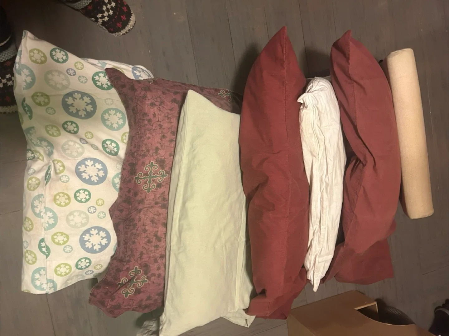 Seven Pillows various sizes