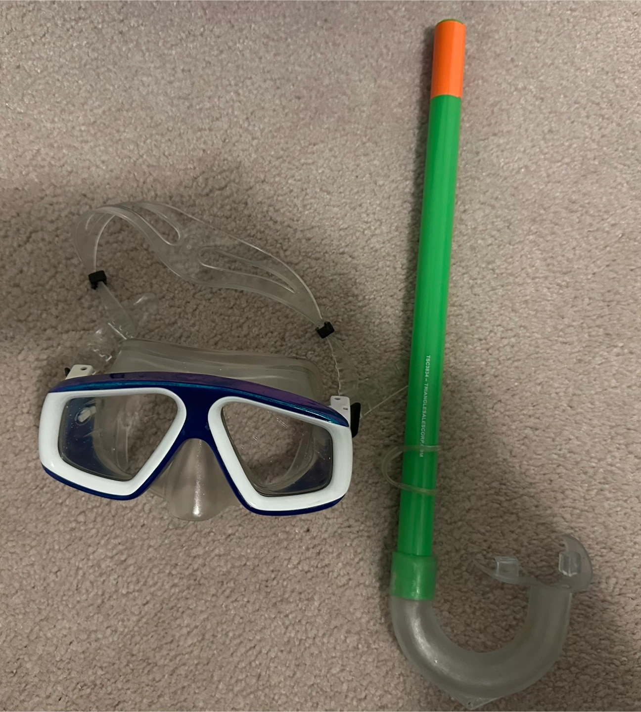 Snorkel Youth Set with Blue Tote Bag - photo 2