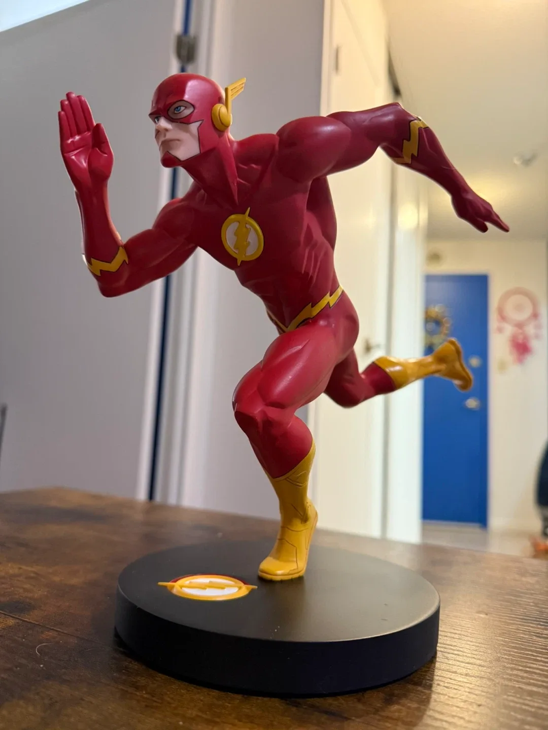 The Flash Running Statue