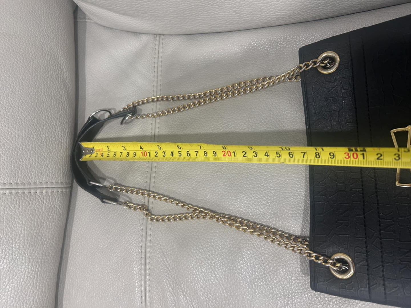 Nina Racci Black Shoulder Bag with Gold Chain - photo 2