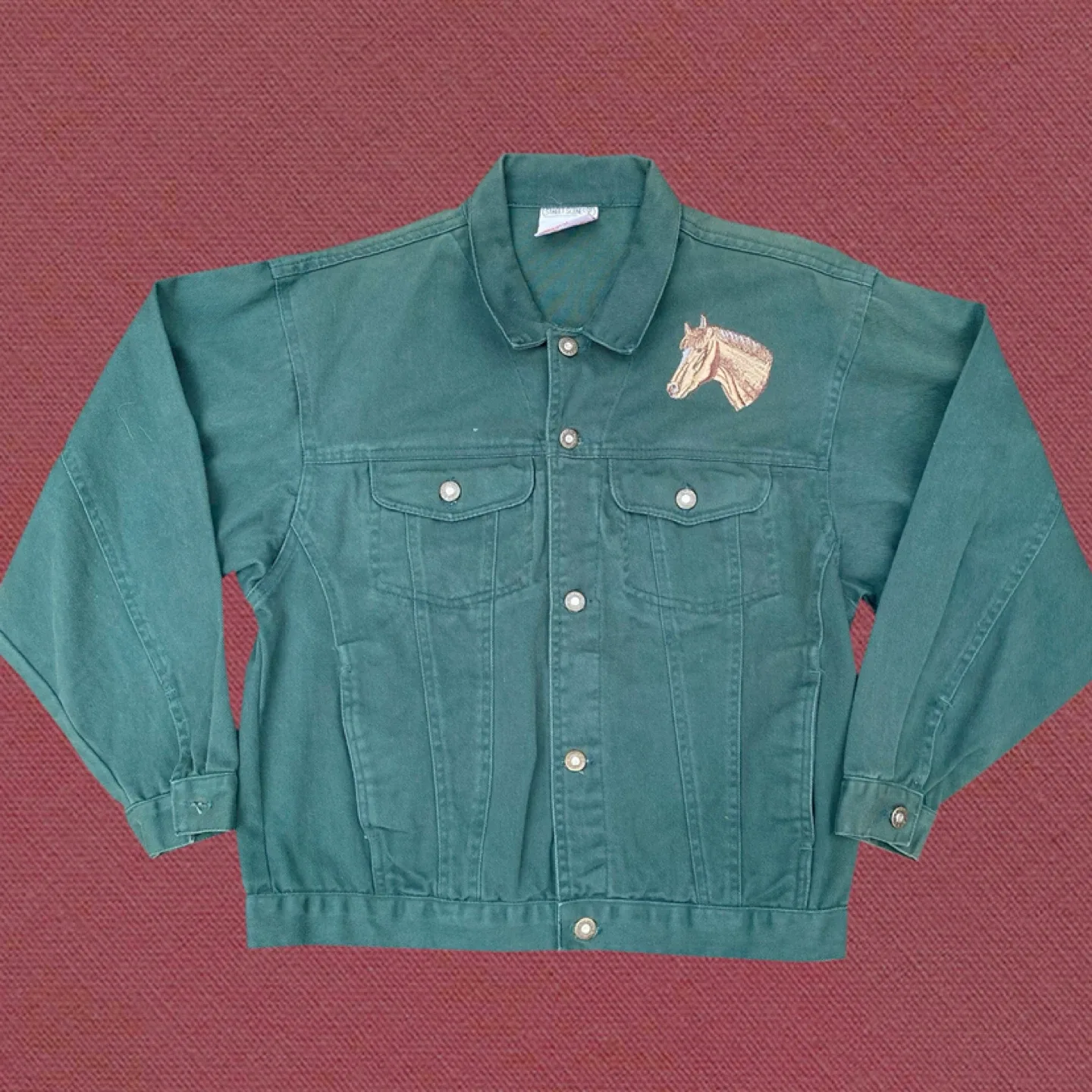 Vintage Horse Jean Jacket (small)
