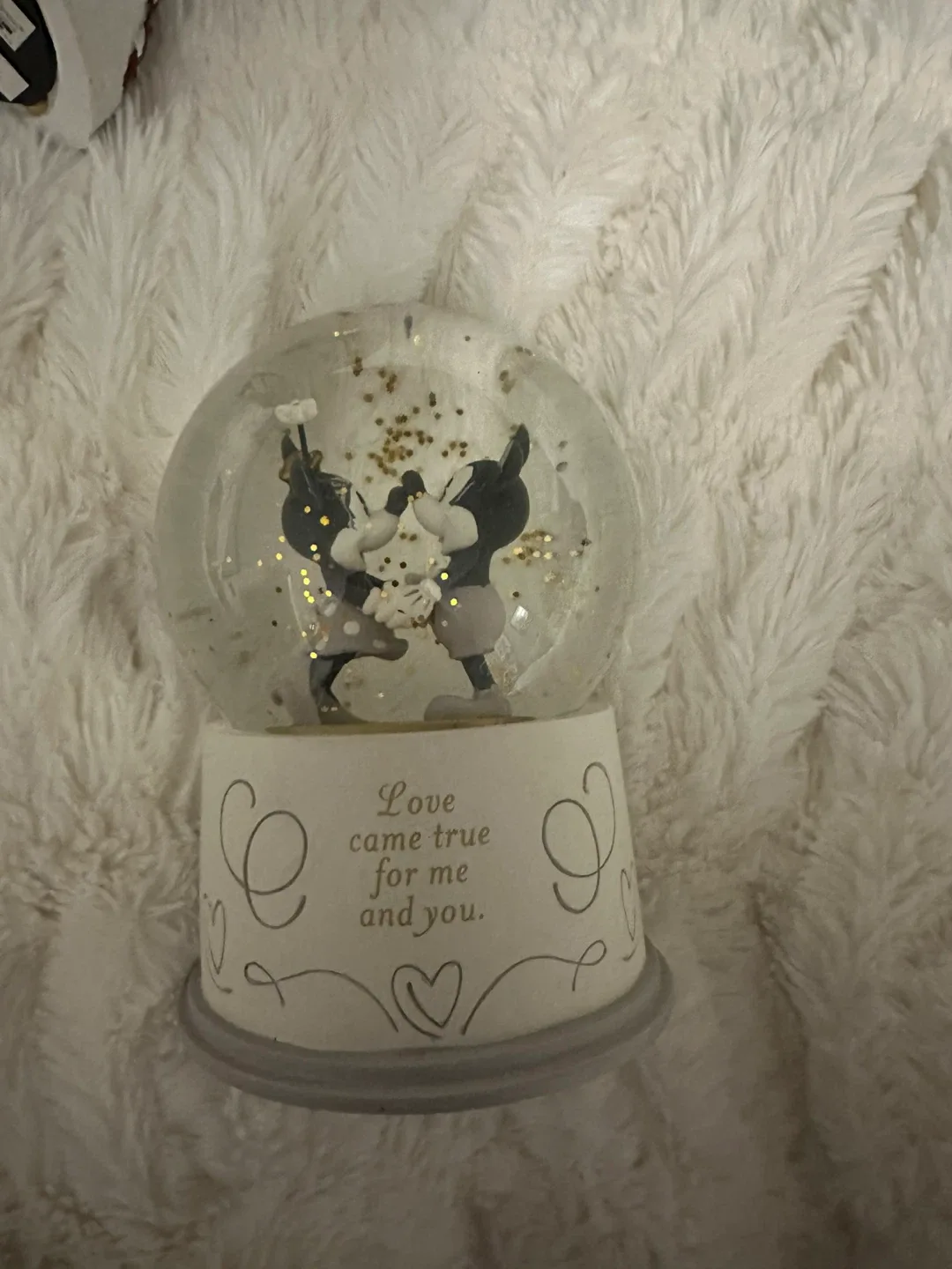 Mickey & Minnie Mouse Snow Globe