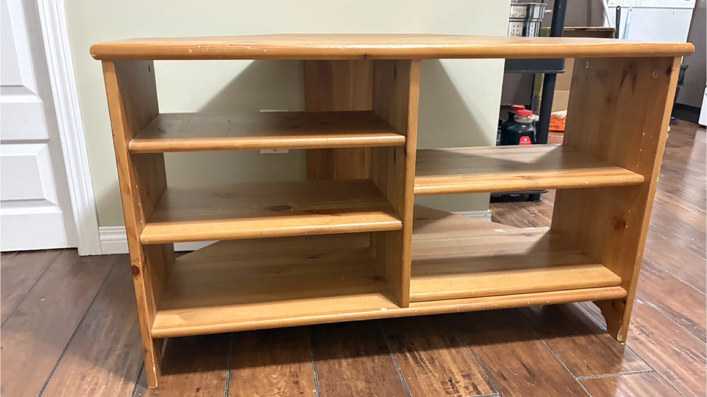Wooden Shelf Unit
