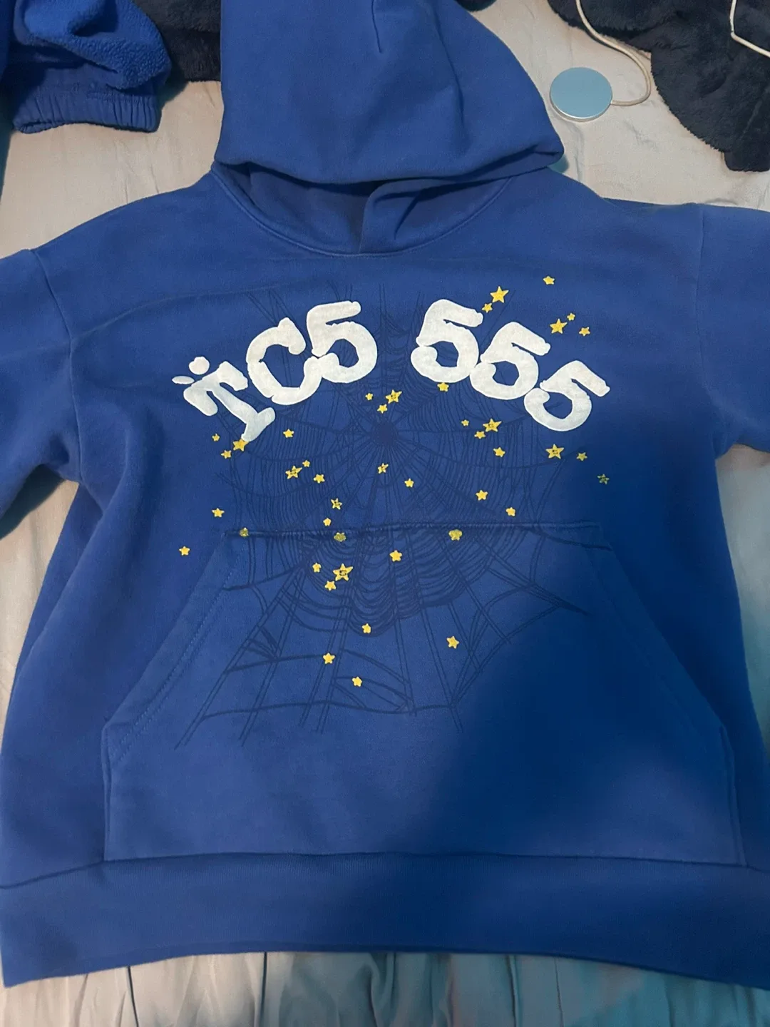 SP5DER Blue Hoodie - Size S