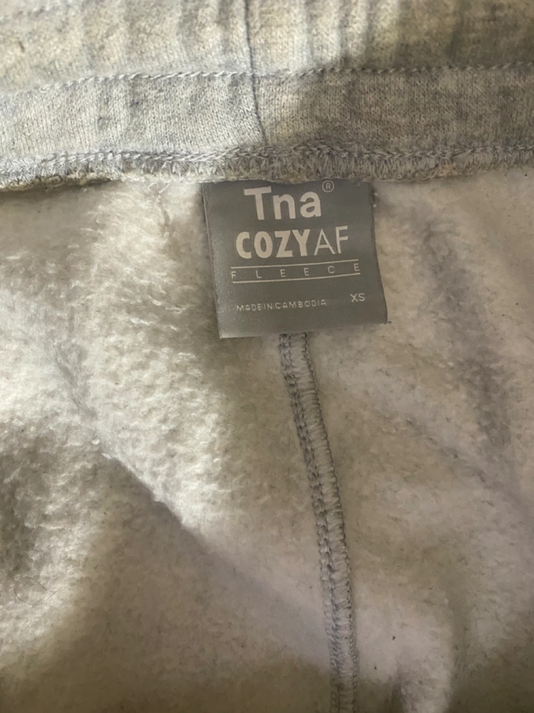 Tna COZYAF Fleece wide leg Sweatpants - XS - photo 2