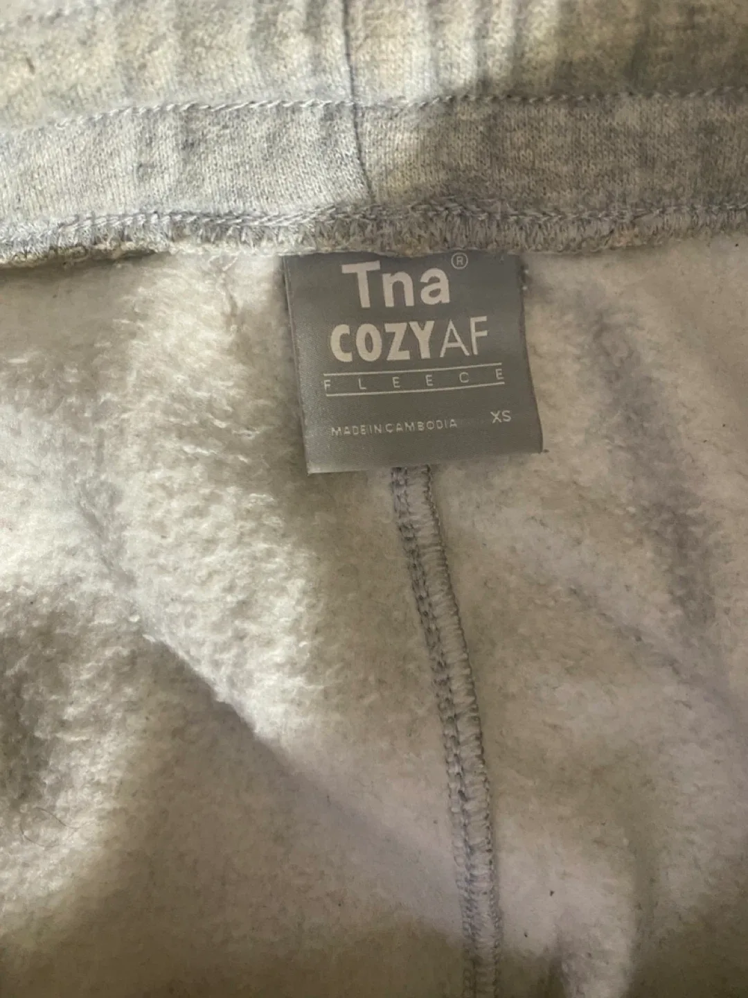 Tna COZYAF Fleece wide leg Sweatpants - XS image indicator(2)