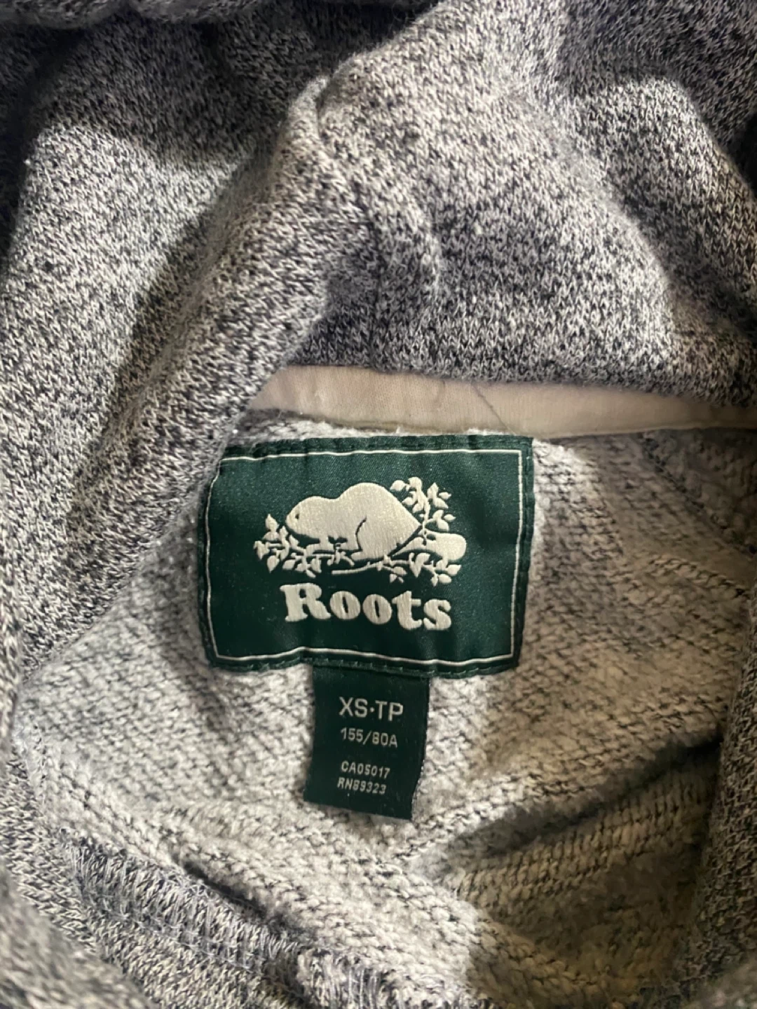 Roots Grey Hoodie - Size XS - photo 4