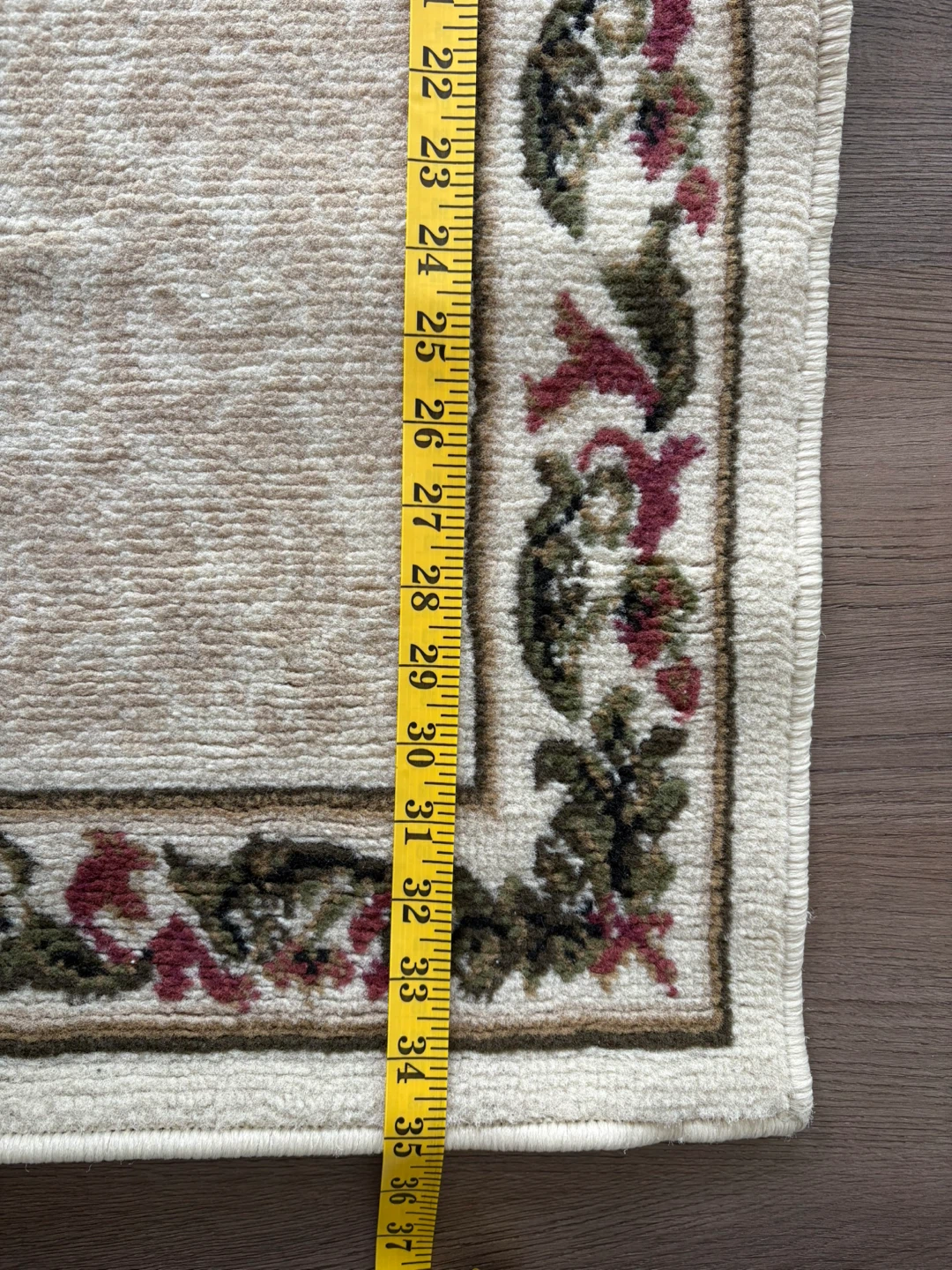 Floral Bordered Rug, 22 x 35 inches - photo 3
