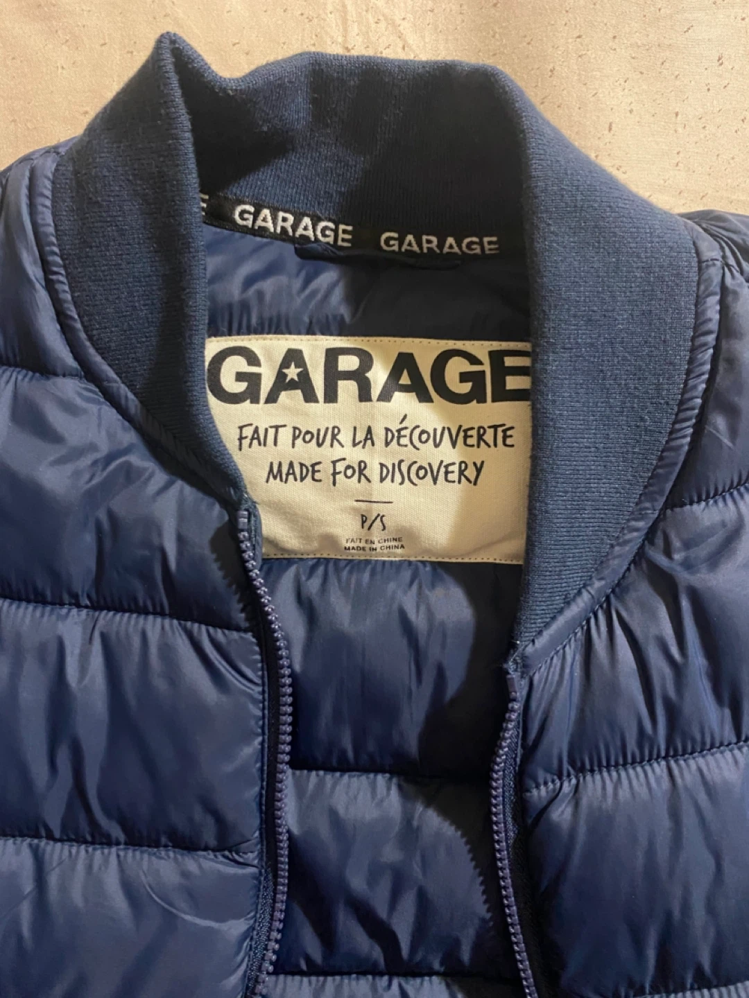 Garage Puffer Jacket - Size Small
