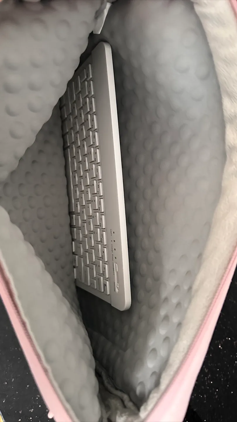 MOSISO Pink Laptop Sleeve Case image indicator(3)