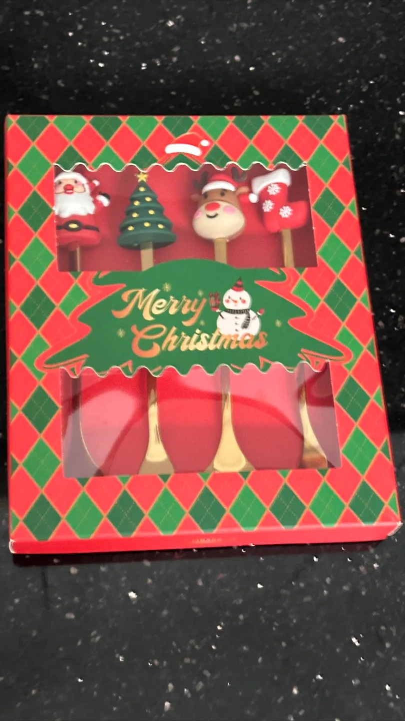 Christmas Spoons Set - New in Box!