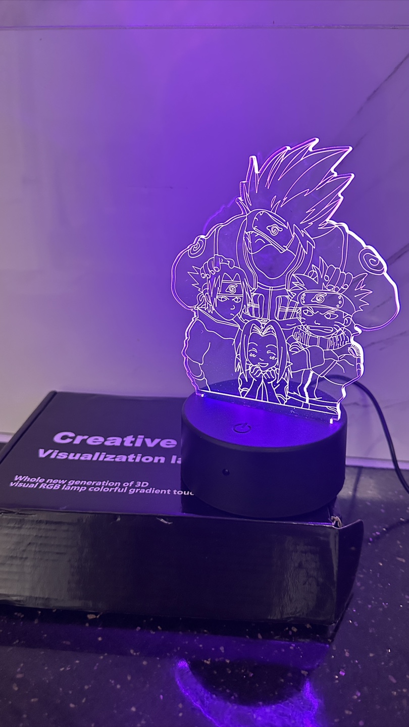Creative 3D Visualization Lamp - Naruto - photo 4