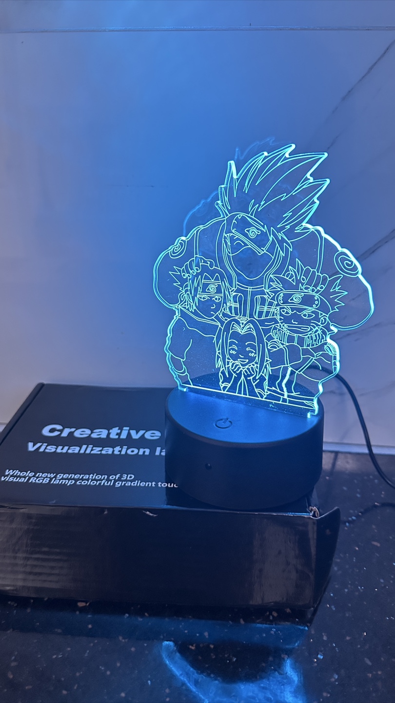 Creative 3D Visualization Lamp - Naruto - photo 5