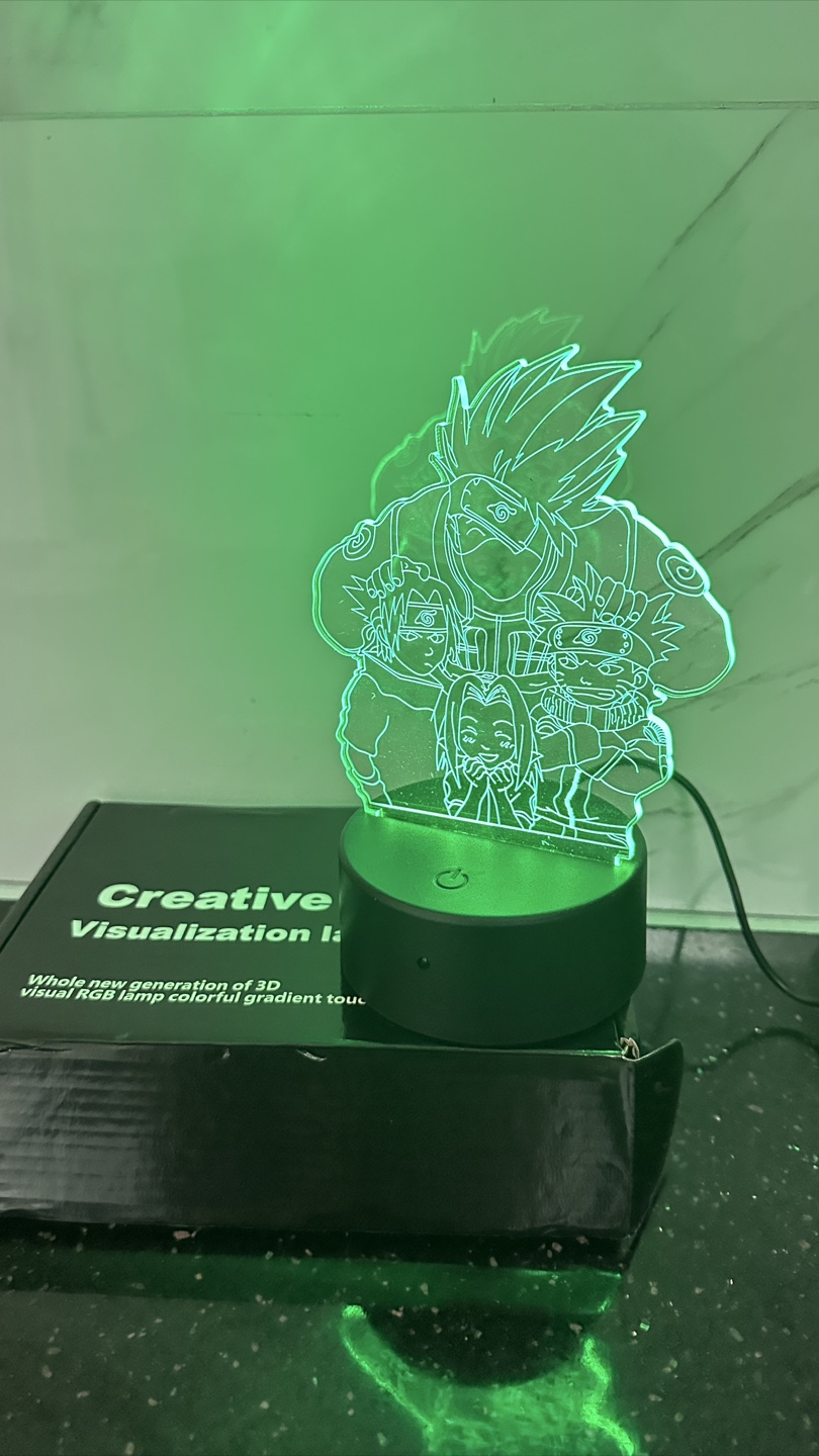 Creative 3D Visualization Lamp - Naruto - photo 2