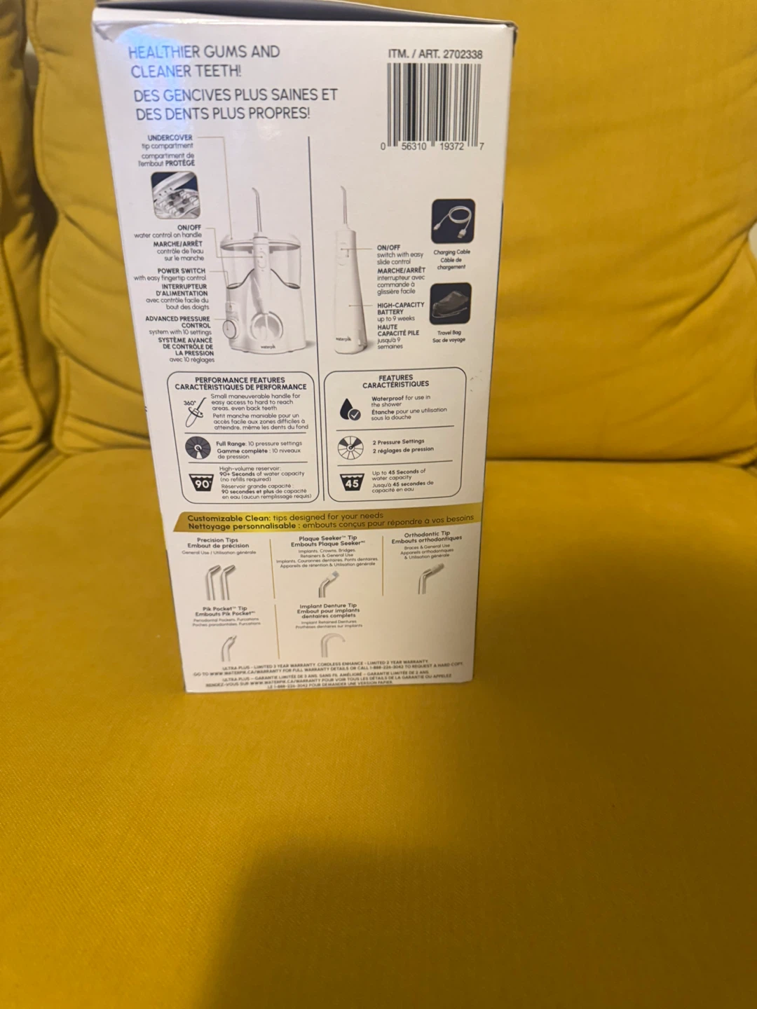 Waterpik Ultra Plus & Cordless Enhance Water Flosser Combo Pack - photo 3