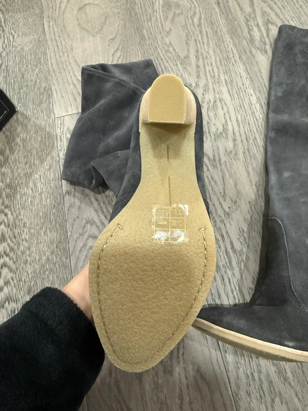 NEW Dolce Vita Gray Suede 7.5 Boots image indicator(4)