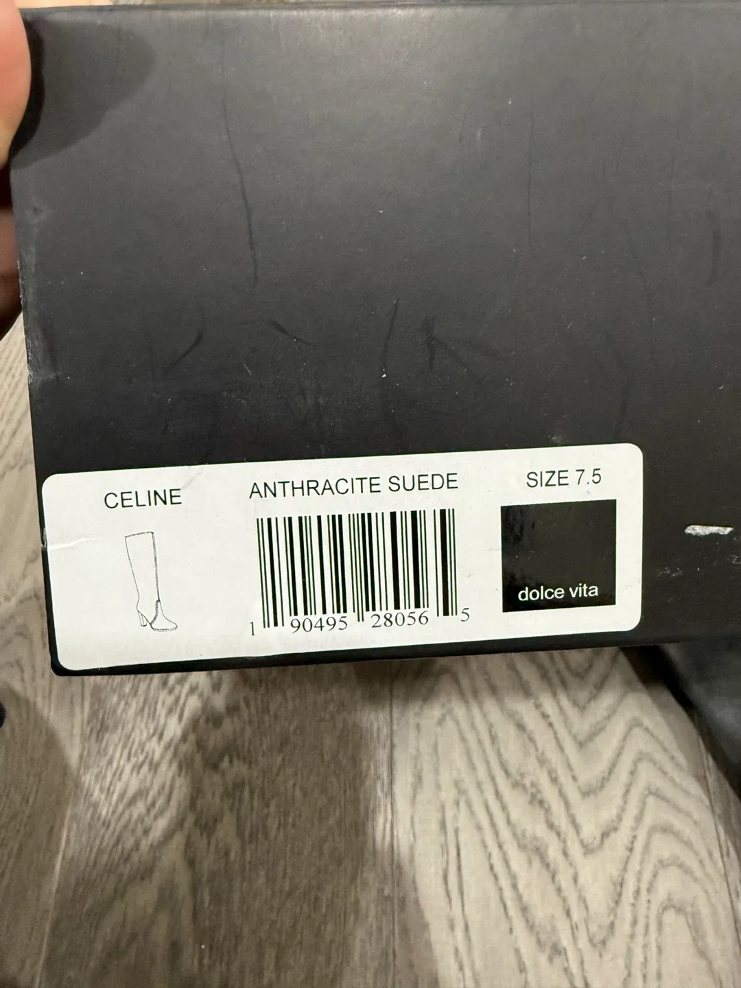 NEW Dolce Vita Gray Suede 7.5 Boots image indicator(9)