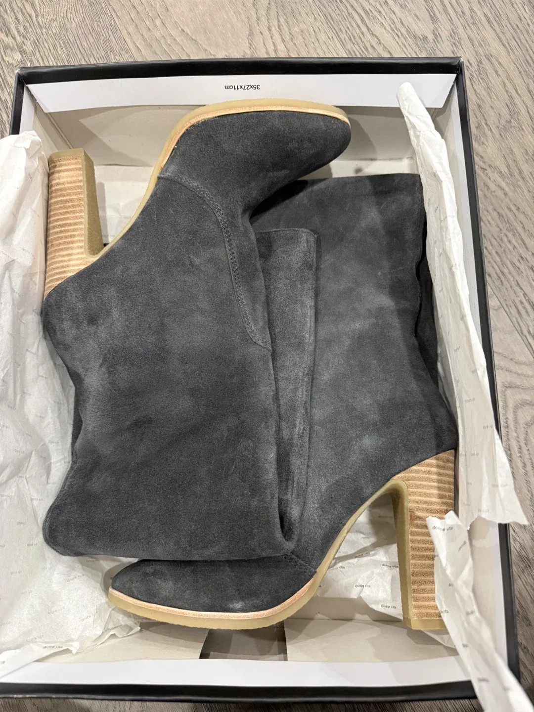 NEW Dolce Vita Gray Suede 7.5 Boots image indicator(10)