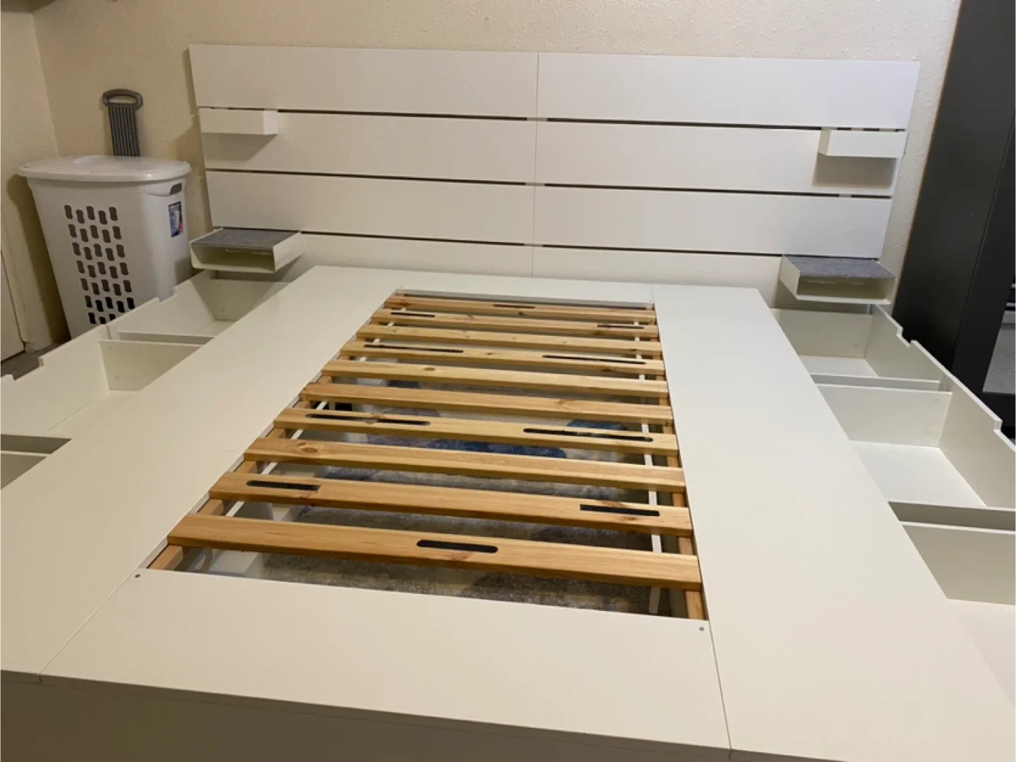 NORDLI queen with headboard and Storage image indicator(3)