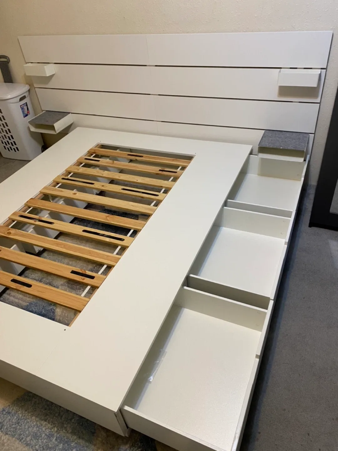 NORDLI queen with headboard and Storage image indicator(4)