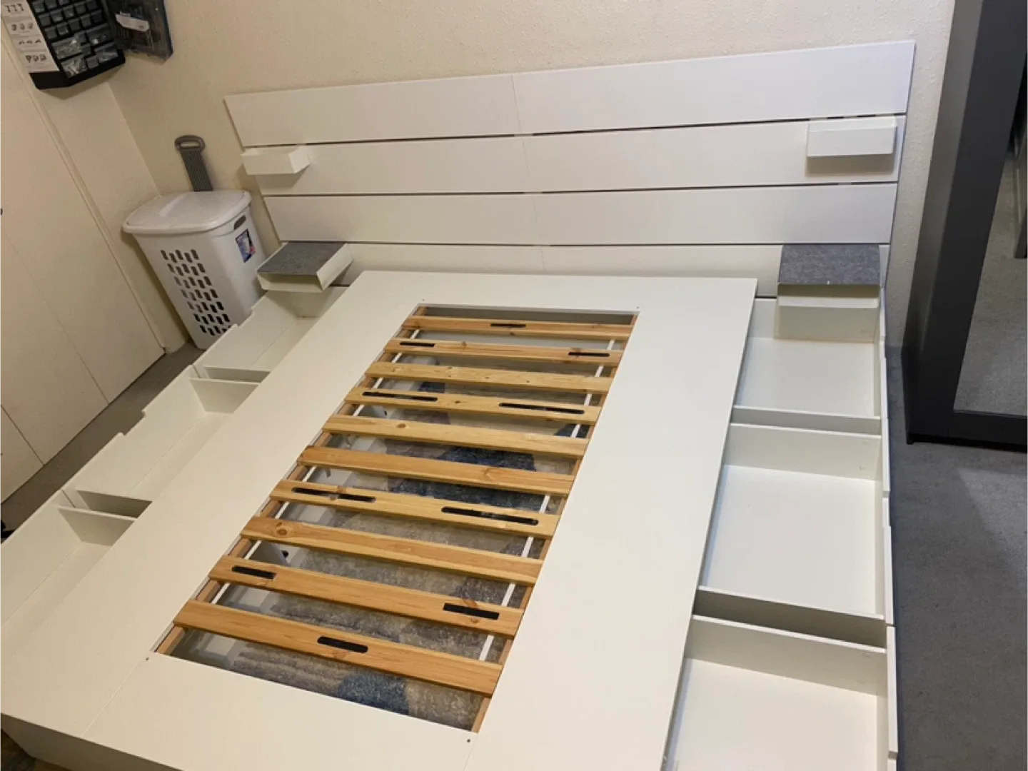 NORDLI queen with headboard and Storage image indicator(2)