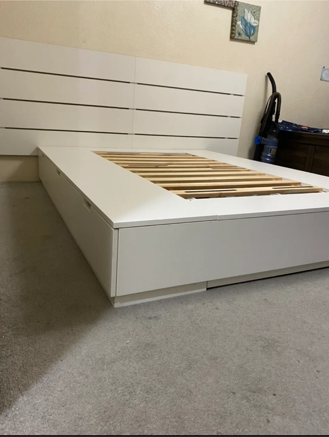 NORDLI queen with headboard and Storage image indicator(7)